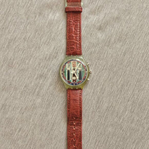 1994 Vintage Swatch Chrono Watch " Tyrone " - Picture 5 of 10